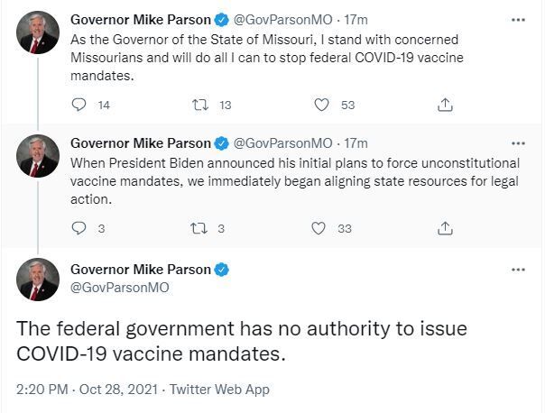 parson vaccine mandates